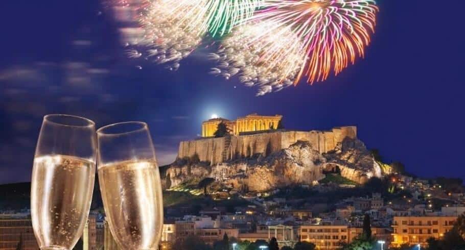 Новый год в Афинах